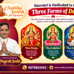 Navratri is dedicated to the three forms of Devi